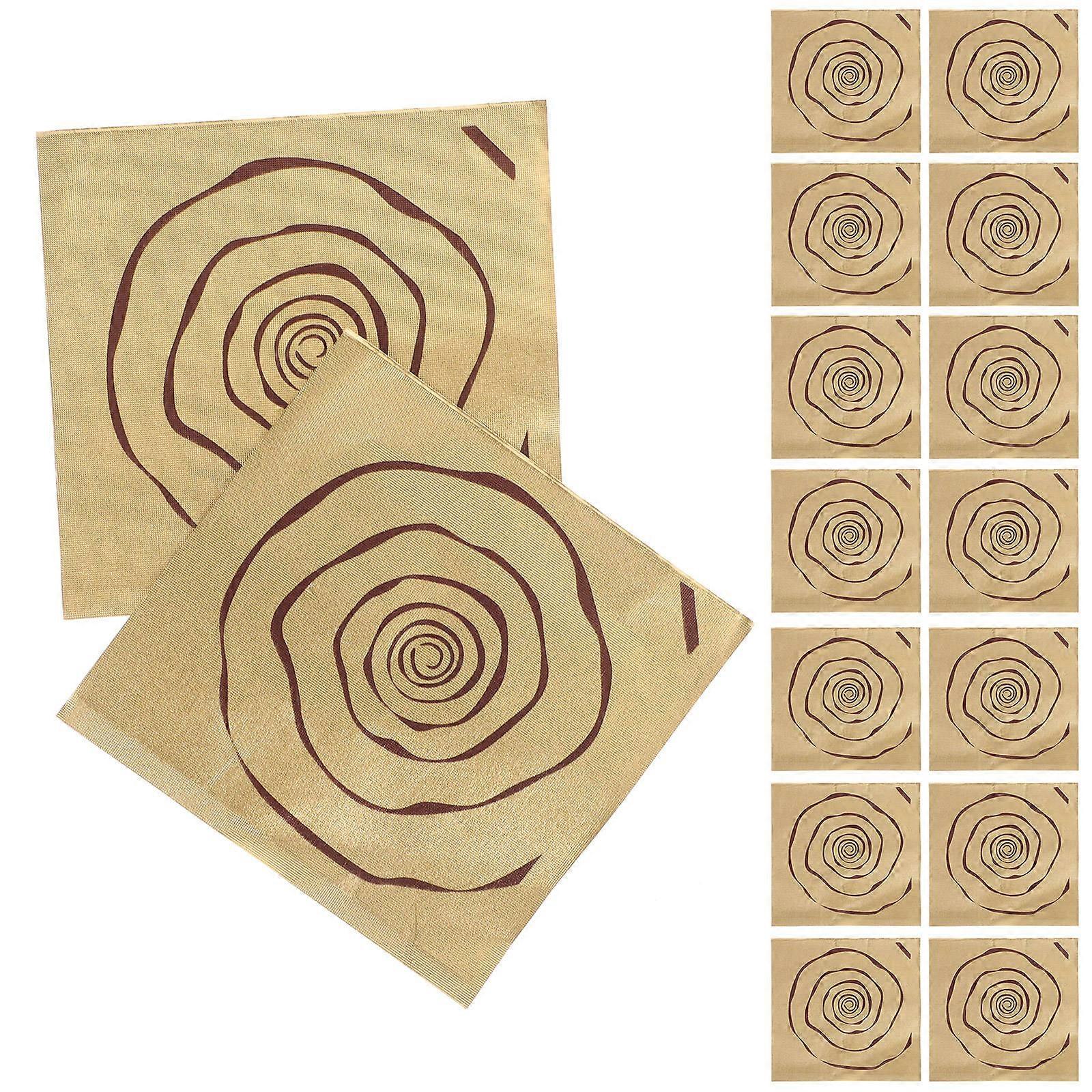 Golden Aluminum Foil Sheets for Wrapping 100pcs Reusable Food Storage Candy Wrappers