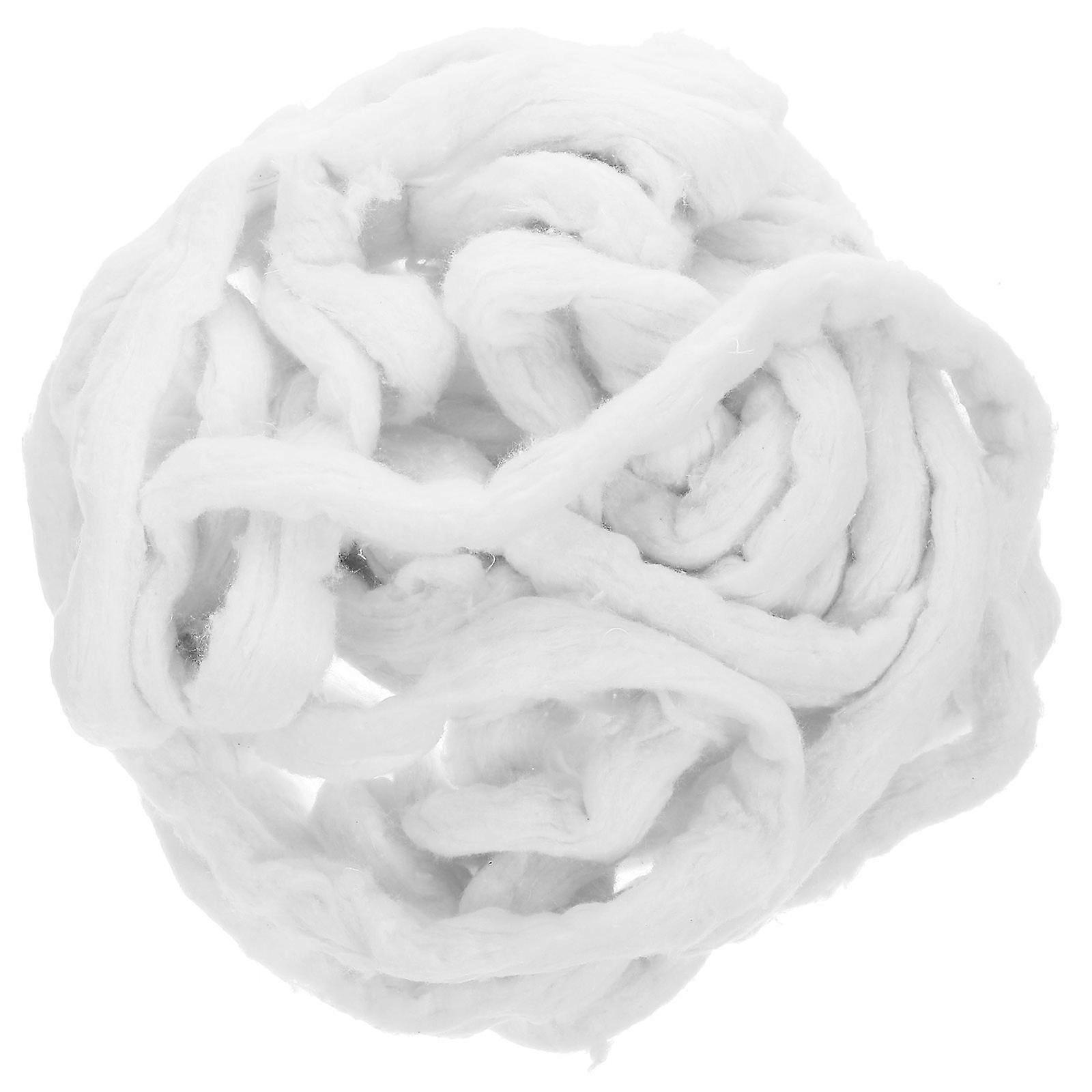 Hairdressing Cotton Coils for Perming and Dyeing Convenient White Coil Strips for Daily Use 175180g