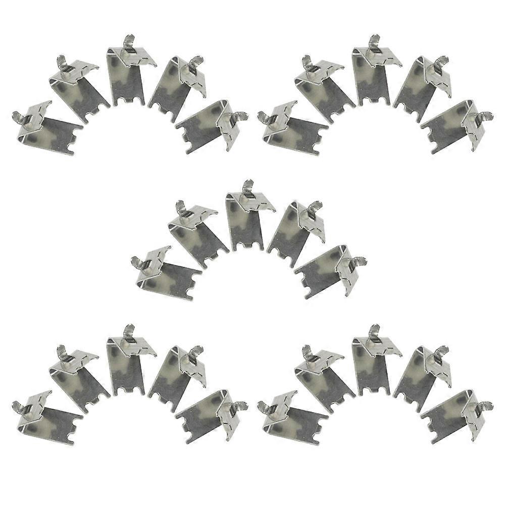 25PCS Freezer Shelf Clips, Durable Support Brackets for Refrigerator Coolers, Easy Installation for Organizing Food Bags and Tools