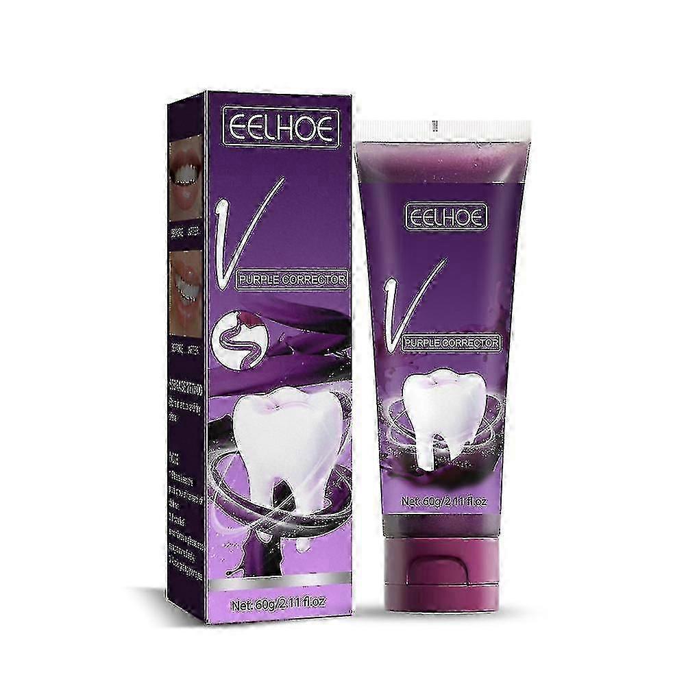V34 Purple Teeth Whitening Toothpaste