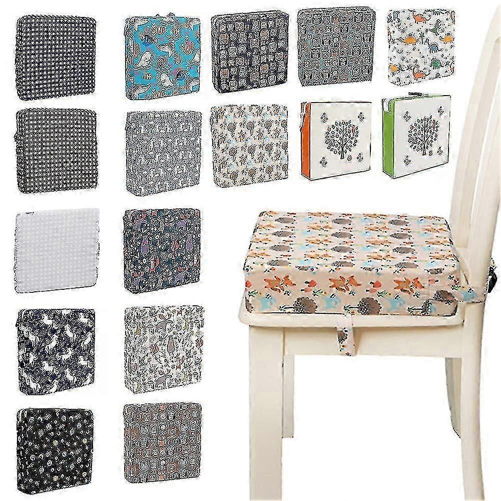 1pc Crianças Cadeira Aumentada Almofada Bebê Bebê Crianças Jantar Almofada Ajustável Cadeira Removível Almofada Pram Almofada Pram