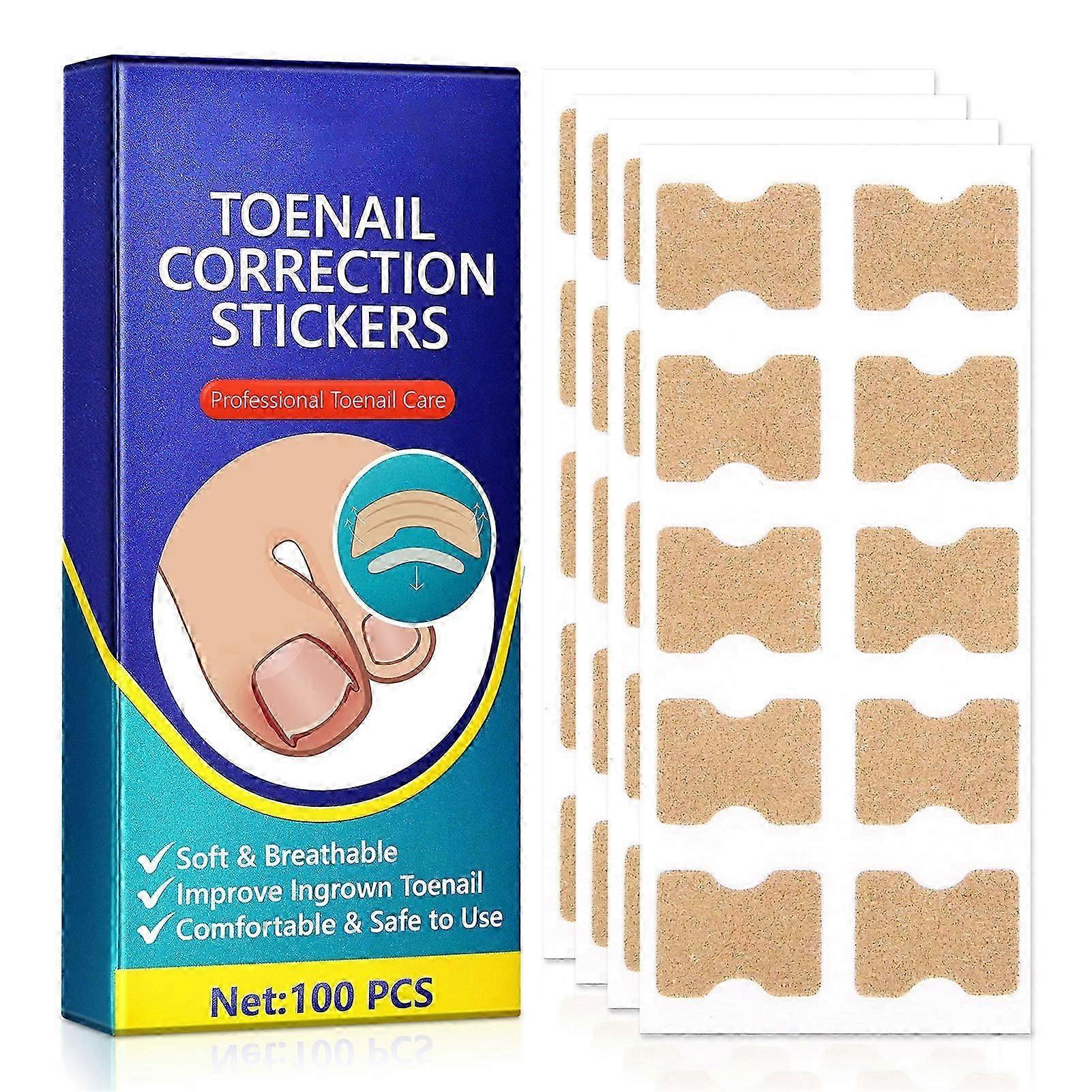 Self-Adhesive Correction Patch for Ingrown Toenails, Breathable Comfortable Patchs, Nail Care Supplies