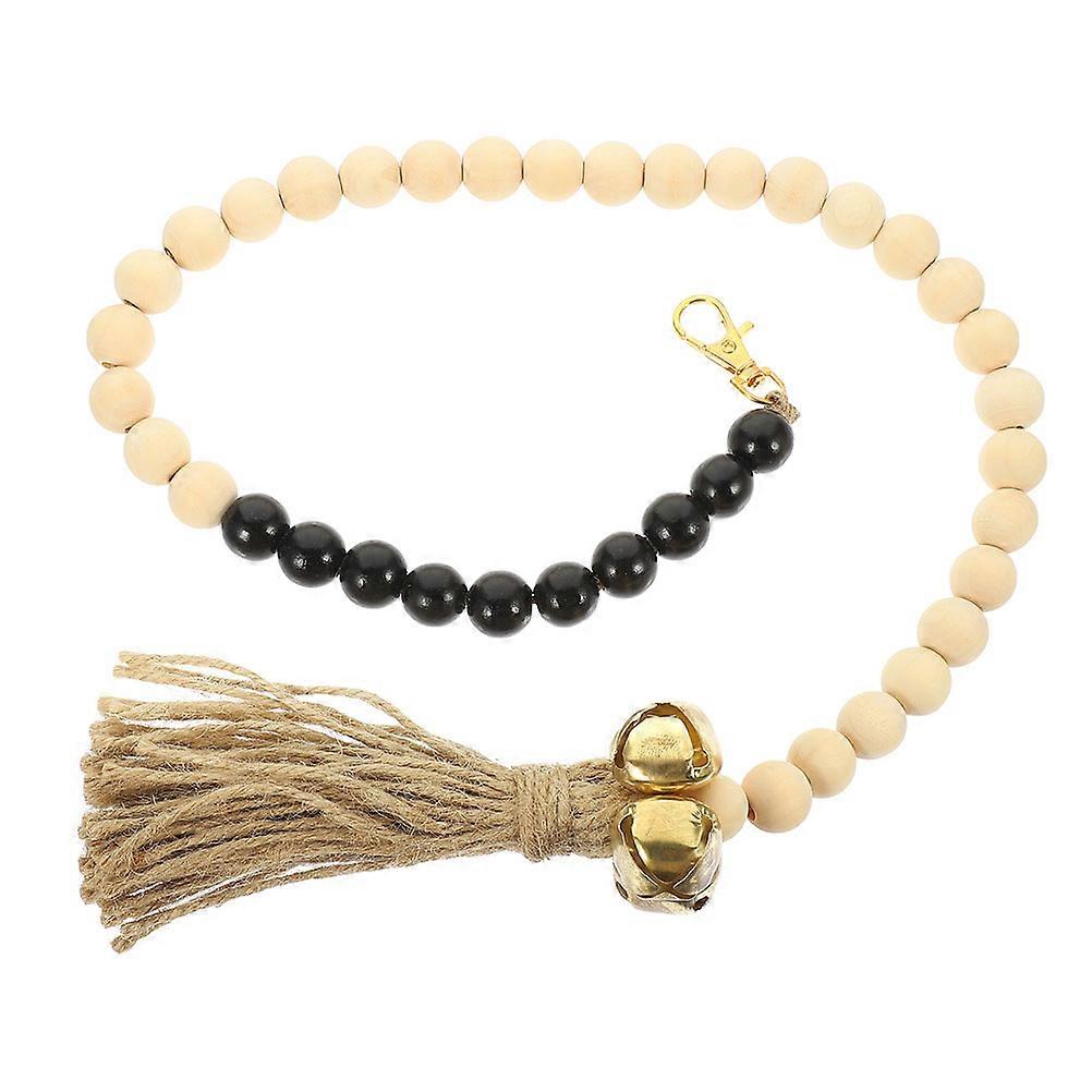 Dørklokke for hunder Rustikk Beaded Pet Training Anheng for pottetrening 78,00X4,50X4,50CM Signal for å gå ut 1Pack