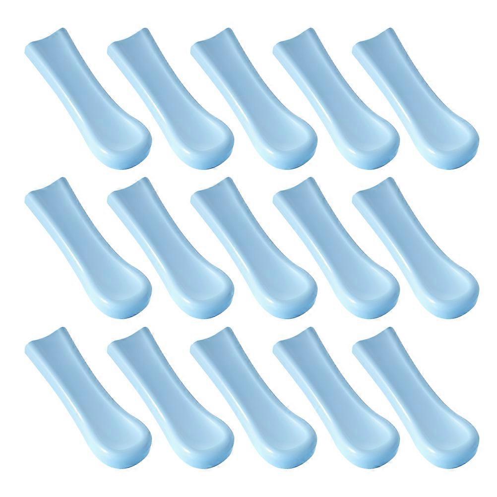 Kulak Temizleme ve Balmumu Temizleme için 30 adet SkyBlue Silikon Kulak Kaşık Kapakları, Kullanıcı Dostu Tasarım