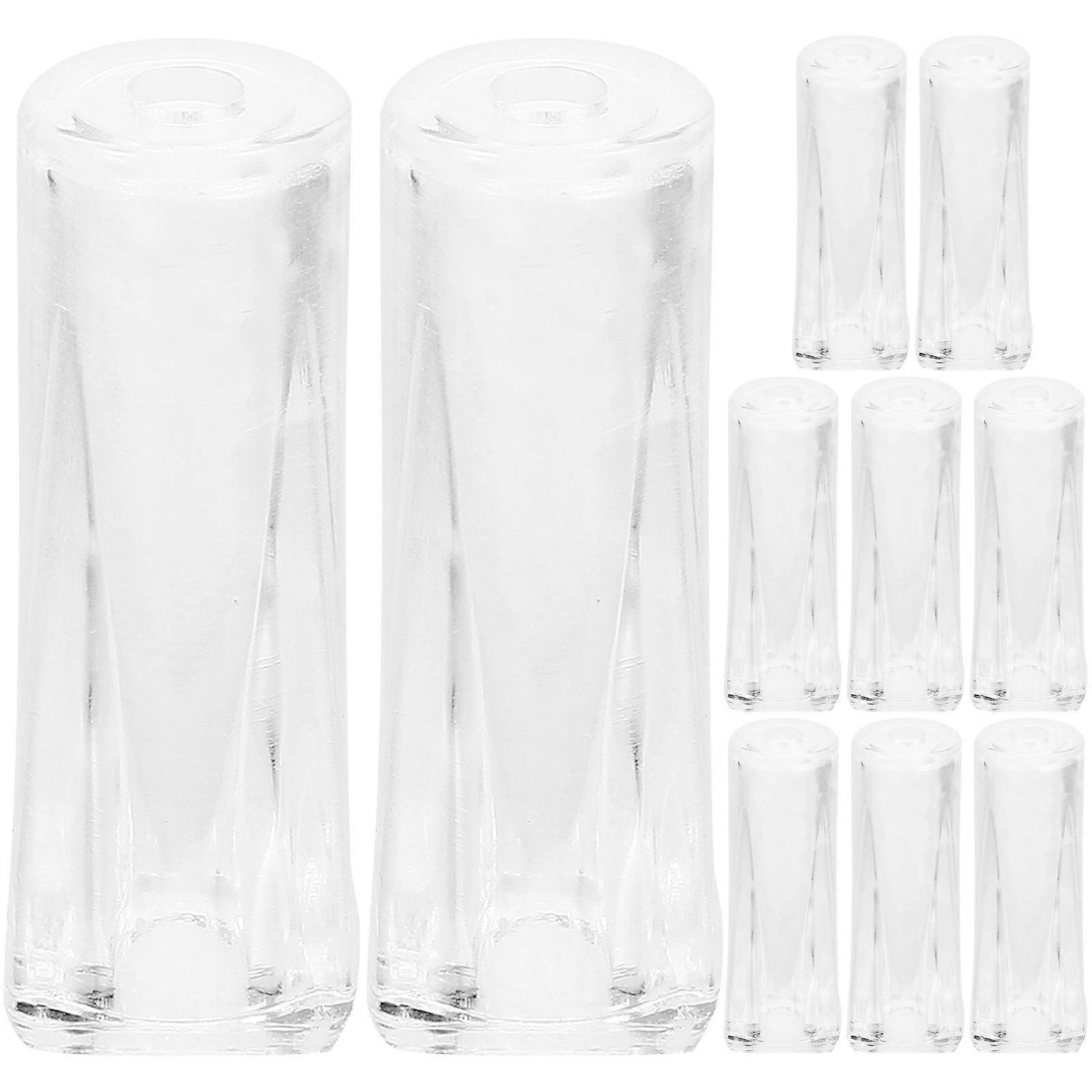 POM Plastic Blind Wand Handle for Home Use Transparent Color Easy to Install 10 Pieces