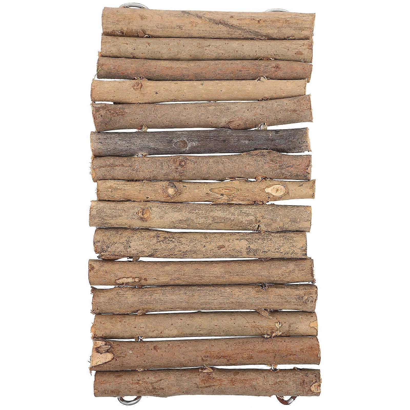 Wooden Stick Reptile Hideout Cave for Terrarium Landscaping – Safe Crawling Platform for Turtles, Lizards, Frogs, and Snakes Habitat Decor