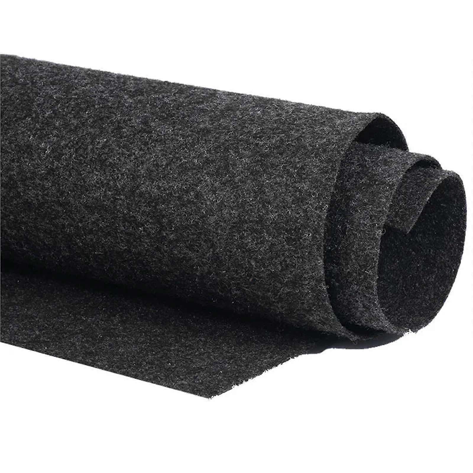 Loudspeaker Grill Cloth Car Subwoofer Box SoundAbsorbing Fabric Gray (39x19in)