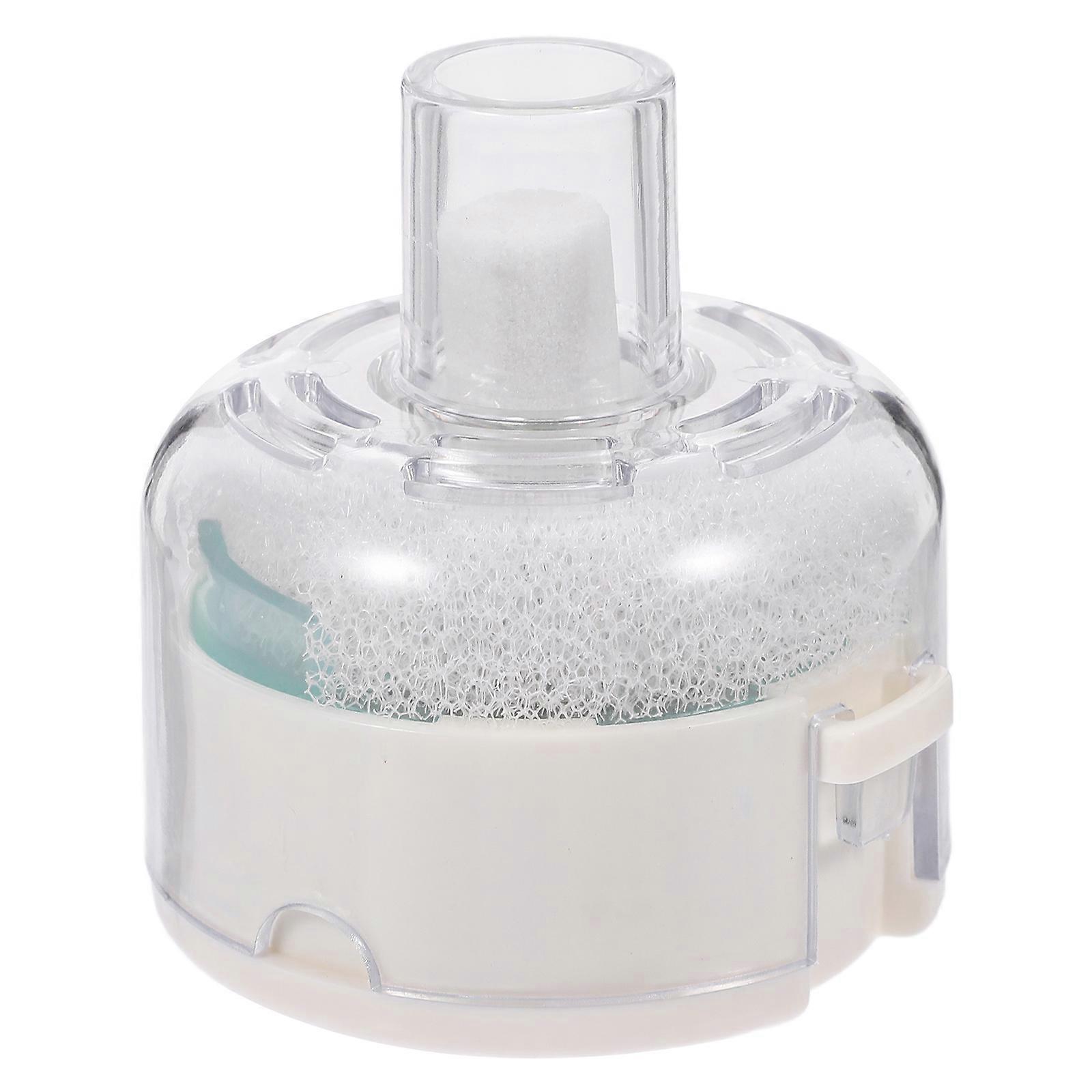 Filtering Box For Fish Tank Water Purification With Compact Design White Size 6.70X6.00X5.40CM 1Pack