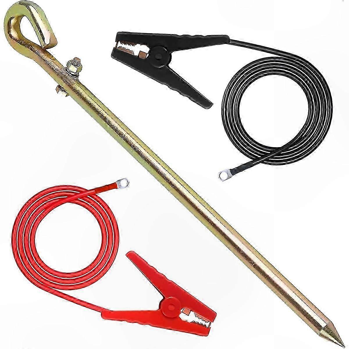 Ground Rod for Electric Fence, Compatible with Generator Systems