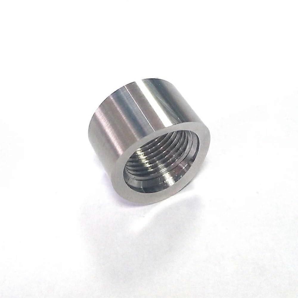 O2 Oxygen Sensor Base Curved Notch Gap Nut Welding Bung M18x1.5 Stainless Steel Nut 2 Pieces