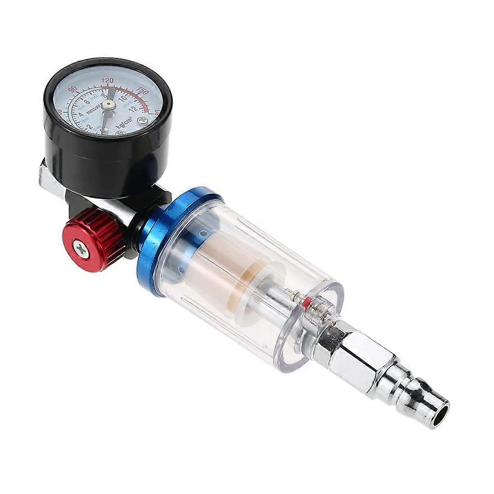 Air filter and regulator, water separator pressure reducing regulator, aluminum and polycarbonate, essential