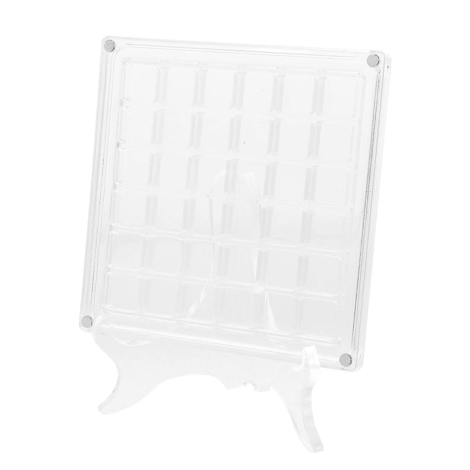 Hobby Display Cases Acrylic Magnetic Seashell Display Box Collectors Storage Magnetic Closure 10.00X9.70X7.00CM 1 Set