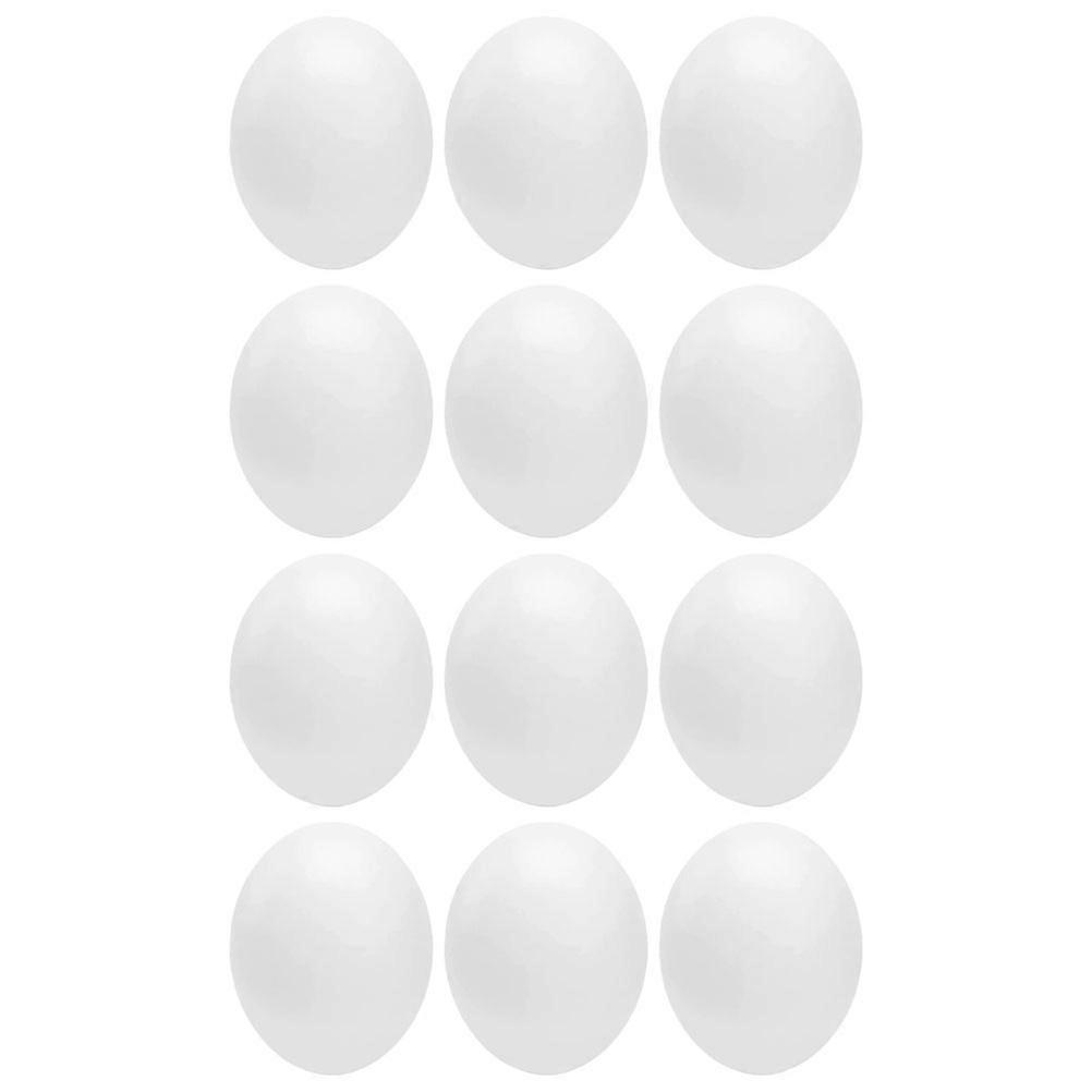 12pcs Durable Household Fake Eggs for Pigeon Breeding – Realistic Water Filled Simulation Eggs for DIY and Incubation Practice