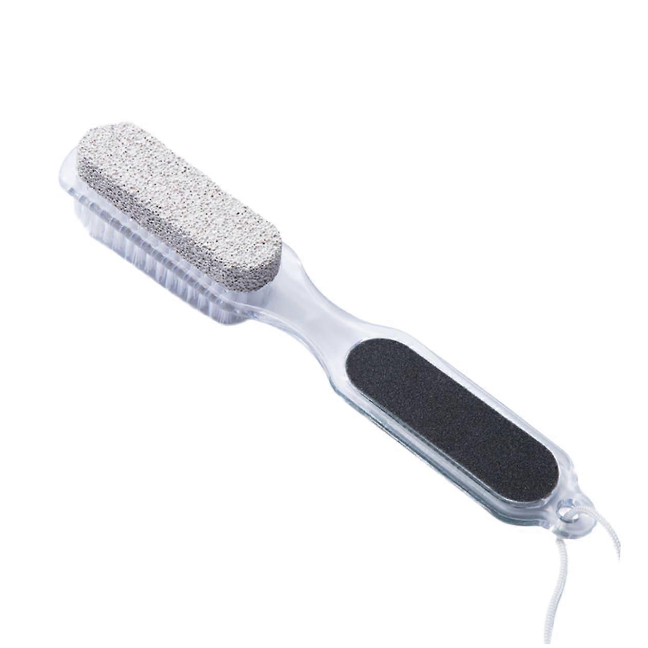 3-Piece Pedicure Set with Dual Callus Remover, Foot File, and Pumice Stone for Gentle Home and Travel Foot Care