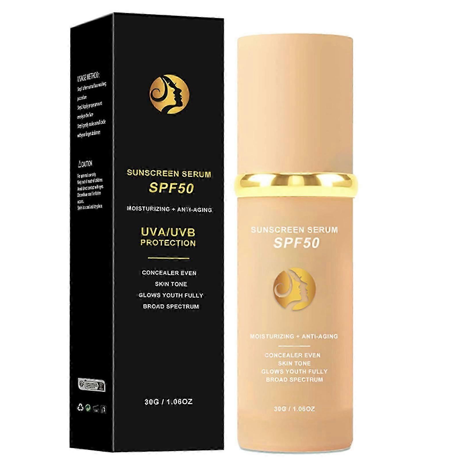 4-in-1 Color Changing Foundation SPF50 Broad Spectrum Concealer Hydrating Anti-Aging Foundation