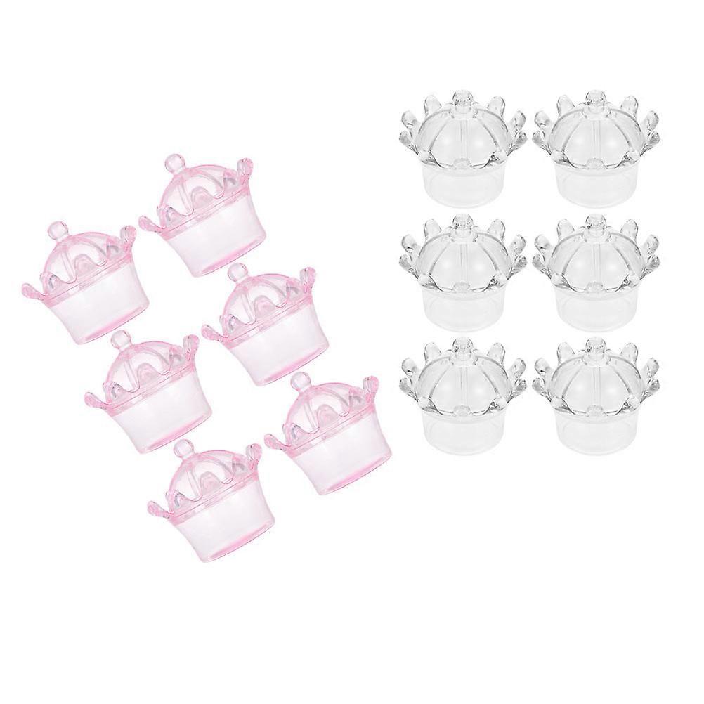 European Style Wedding Favor Box 12Pcs Decorative Case Crown Shape Gift Packing Box For Couples