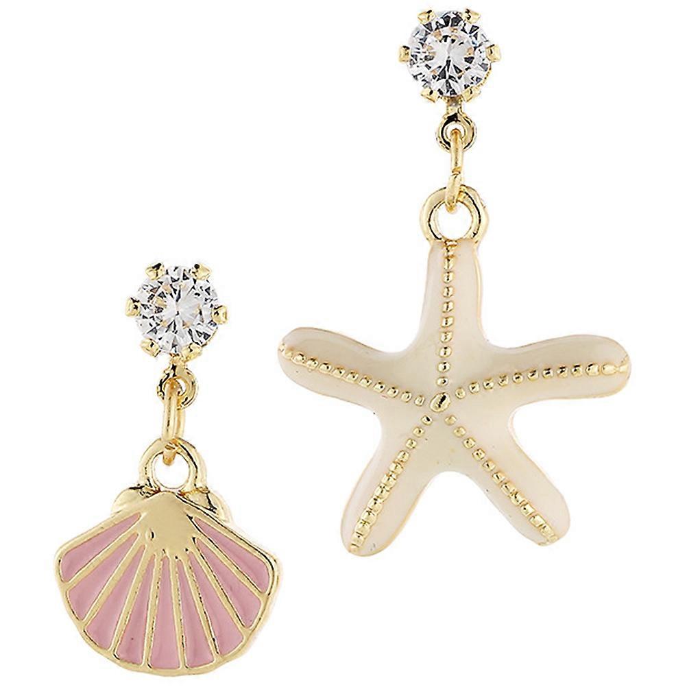 Retro Dangle Earrings For Women Ideal For Beach Events Offering Ocean Assorted Color 1 Pair