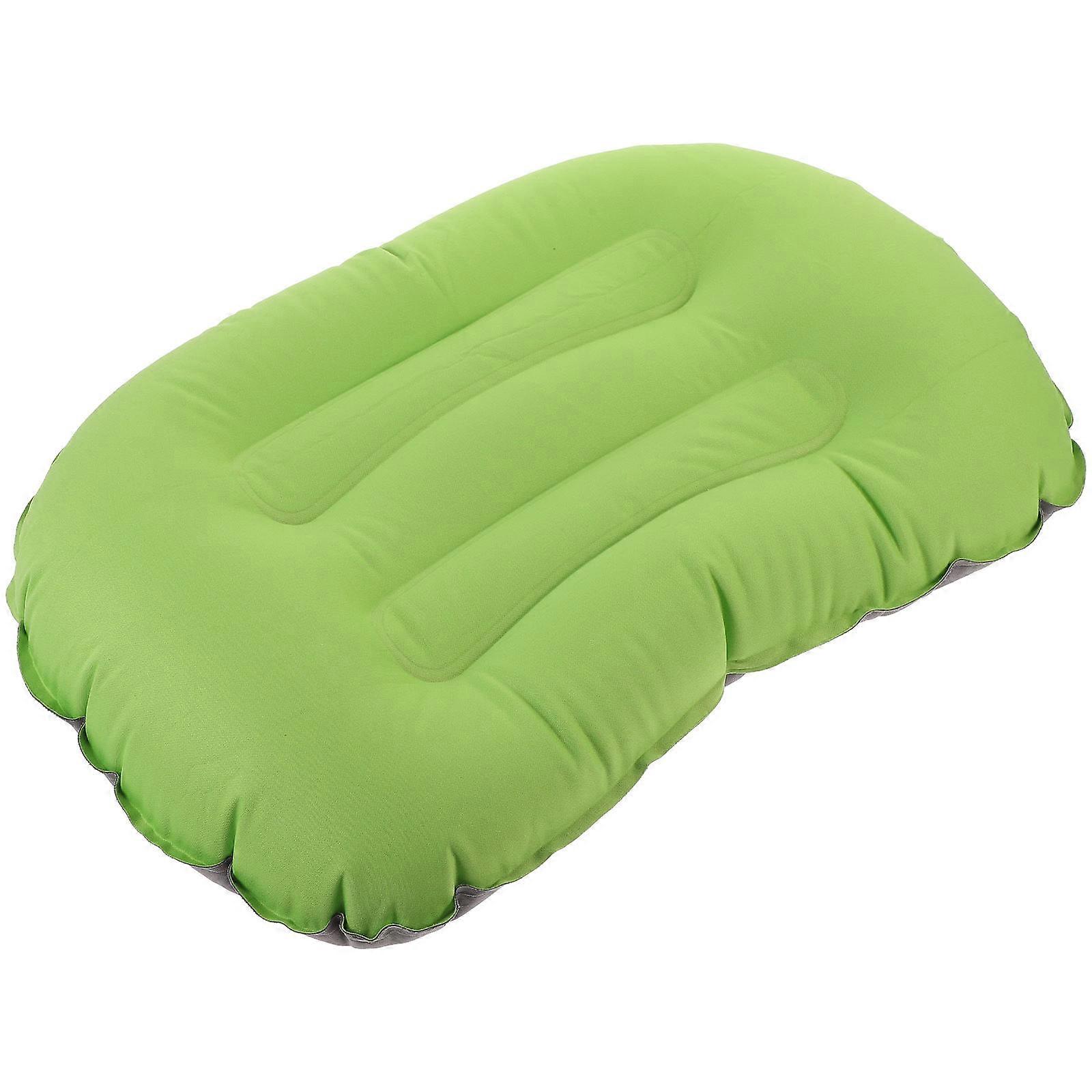 Ergonomic Inflatable Camping Pillow Ultralight Lumbar Support for Travel Beach Hiking Car Office Use Compressible Lightweight Design