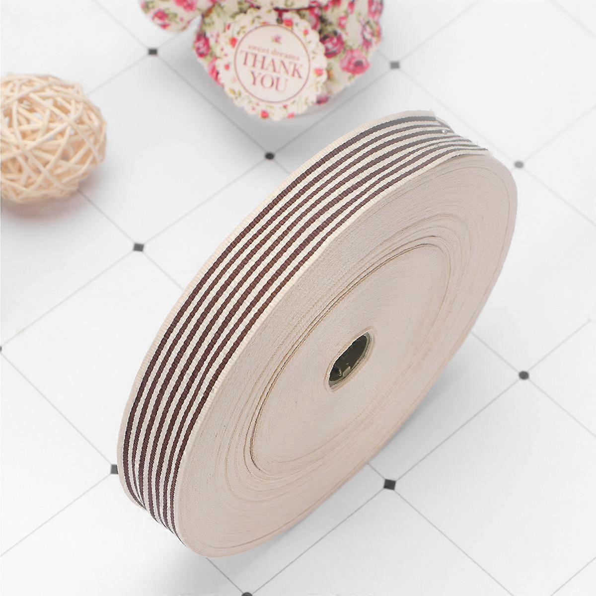Store Ribbon Rolls Striped Ribbons For Home Store Use 45m X 2.5cm Decoration 1 Roll