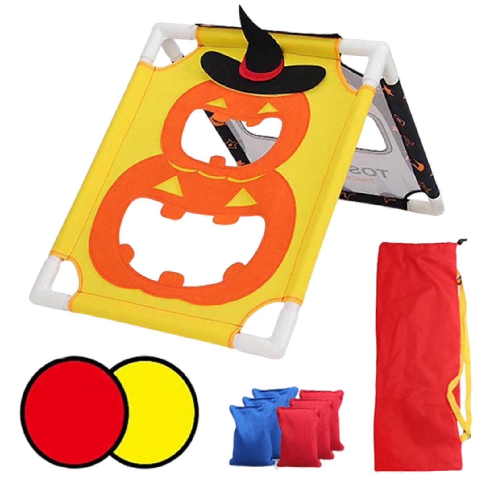 Bean Bag Toss Game - Halloween Spooky Toss, Interactive Party Toy For Classroom And Home, Girls And Boys