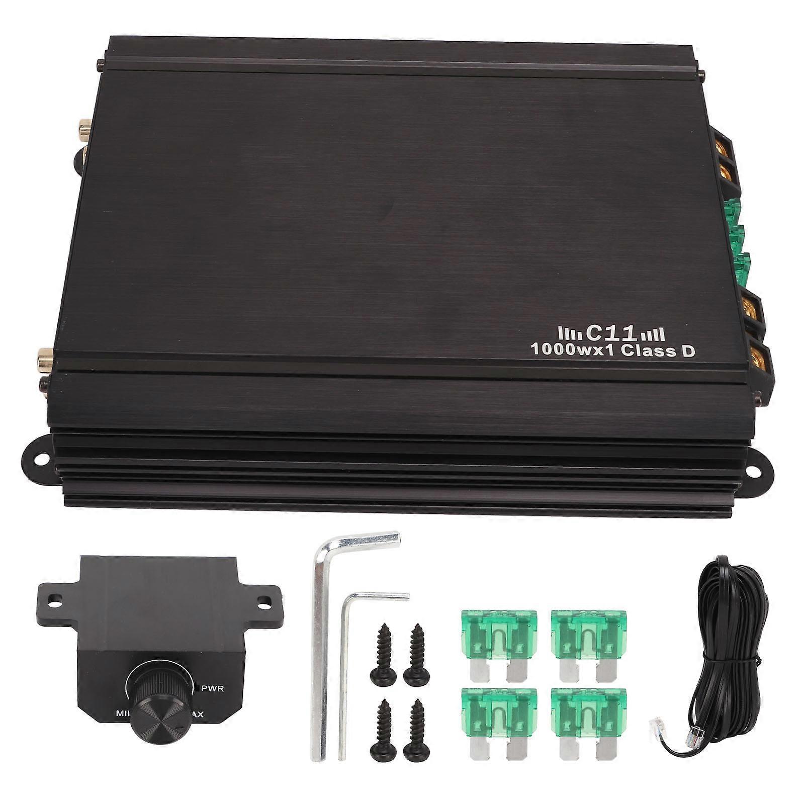 Car amplifier 1000W Class D for high power audio system