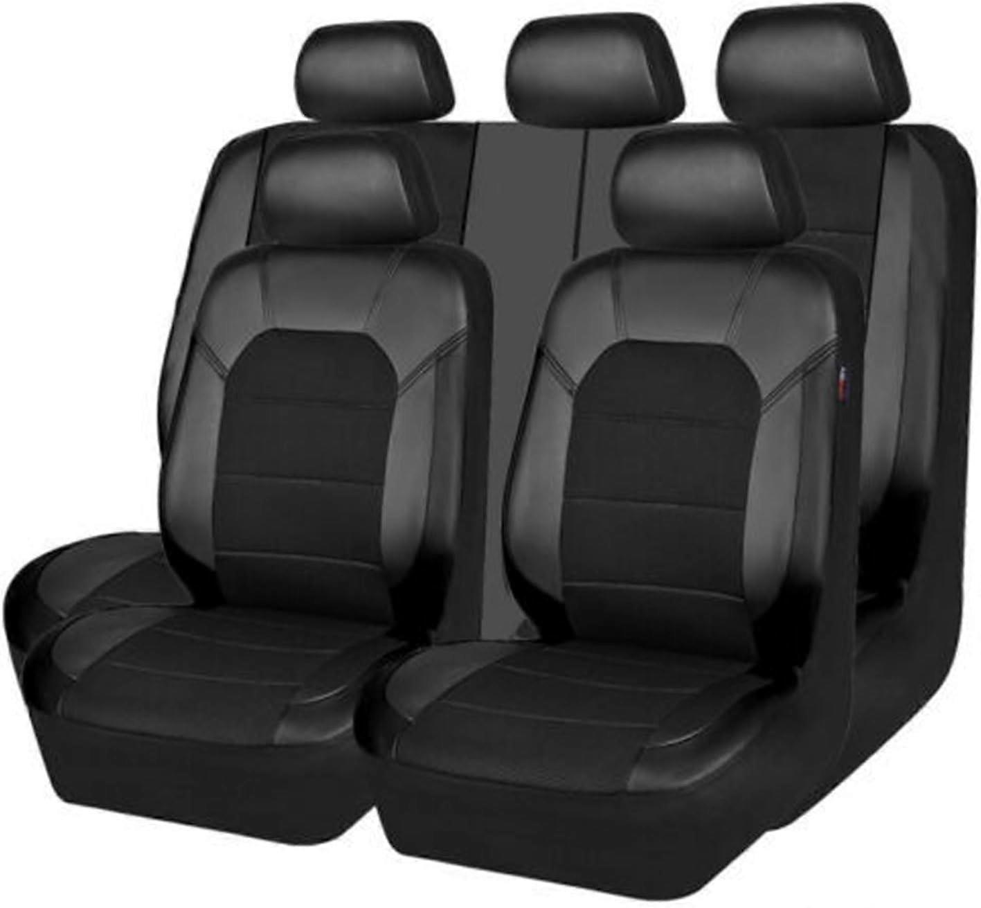 Car Seat Cover Set For GWM Haval Jolion 2021-2022 Black Non-Slip Durable Full Set Front And Rear