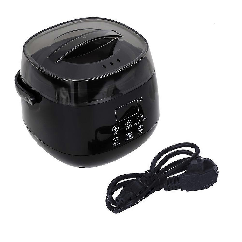 Adjustable Temperature Control Home Wax Warmer Melter Hand Wax Heating Machine Black EU Plug