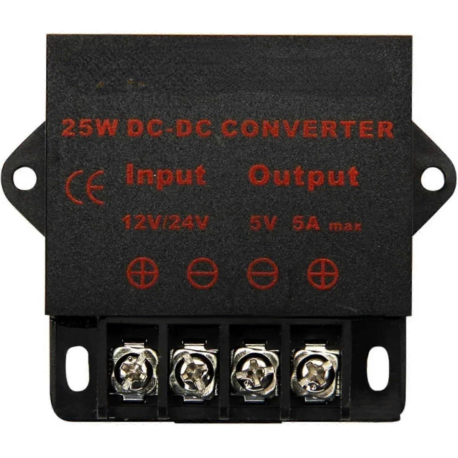 12V 24V to 5V 5A DC DC Converter Step Down Module