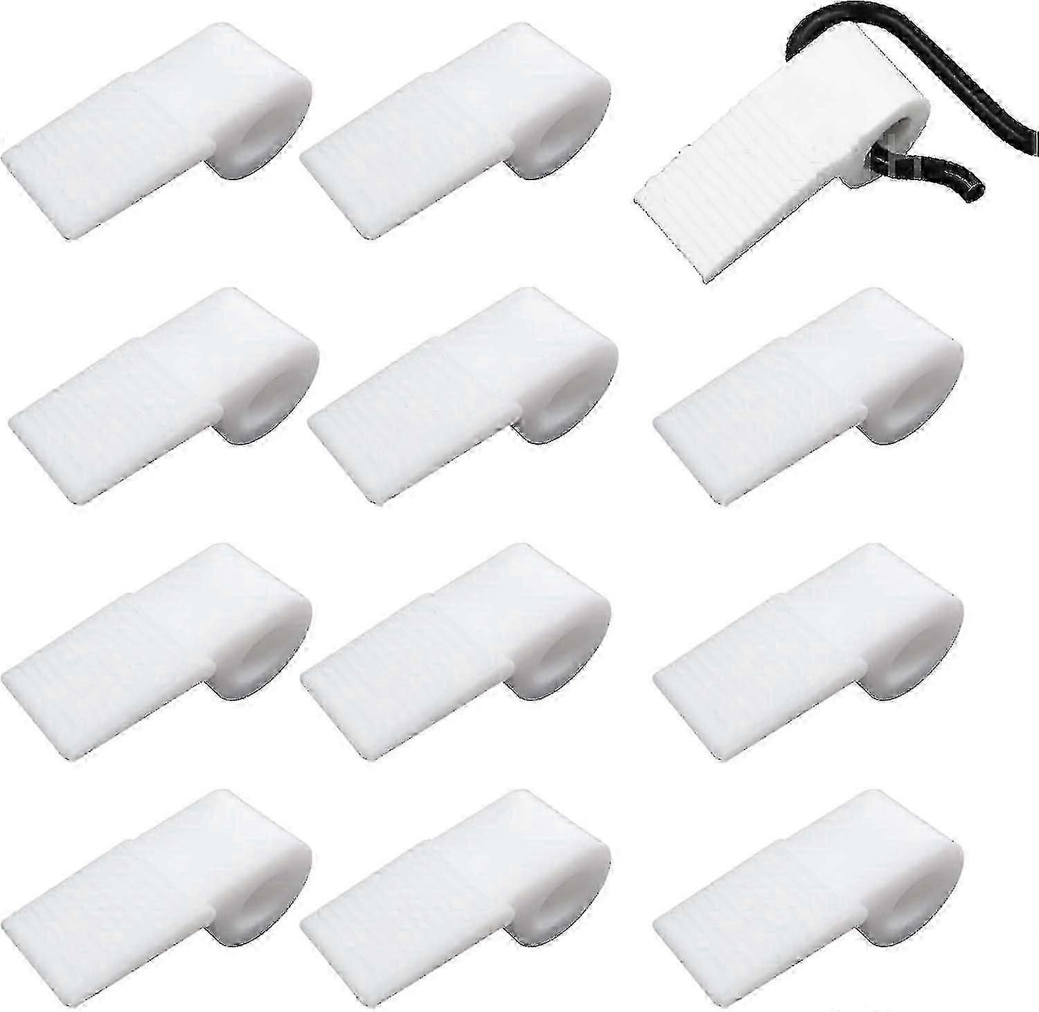 50 Fjederclips i plast til sofa og polstrede møbler - Hvide reservedele