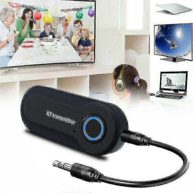 Bluetooth Wireless Audio Transmitter Adapter Stereo Sender Tv Speaker Usb Dongle
