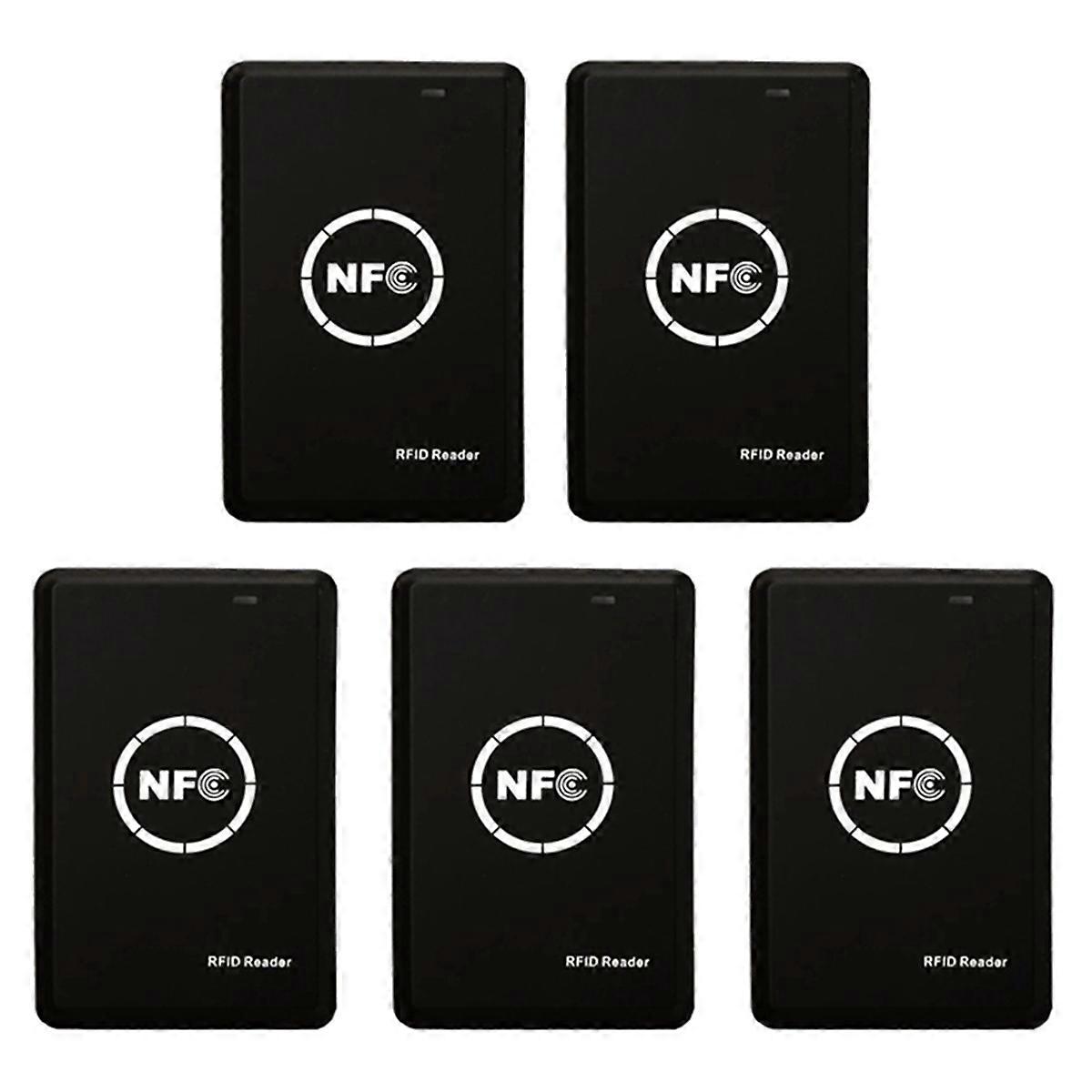 5PCS NFC Smart Card Reader IC RFID Card Reader RFID Copier Duplicator 13.56MHz & 125KHz Encrypted P