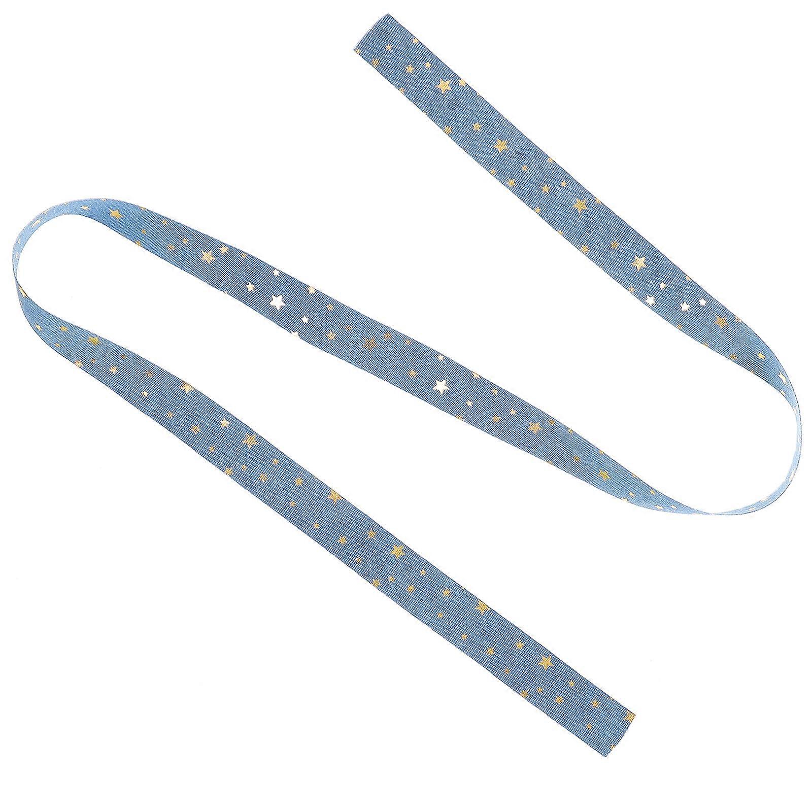 Multi-Function Present Ribbon for Gift Giving Diy Projects Sky-Blue Cloth Ribbon 1roll