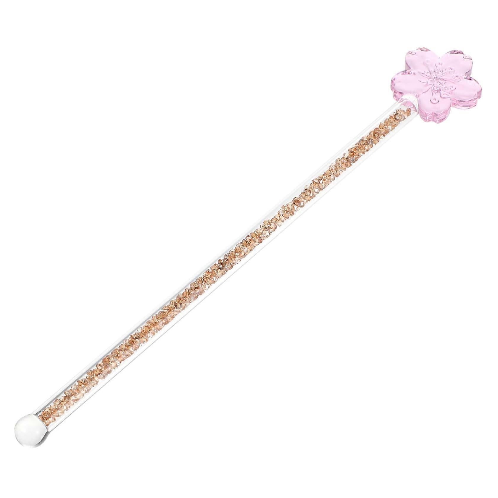 1Pc Glass Stirring Rod for Milk Coffee and Juice Drinks Elegant Muddler Stick for Home Bars and Cafes Lightweight and Portable Mixing Tool