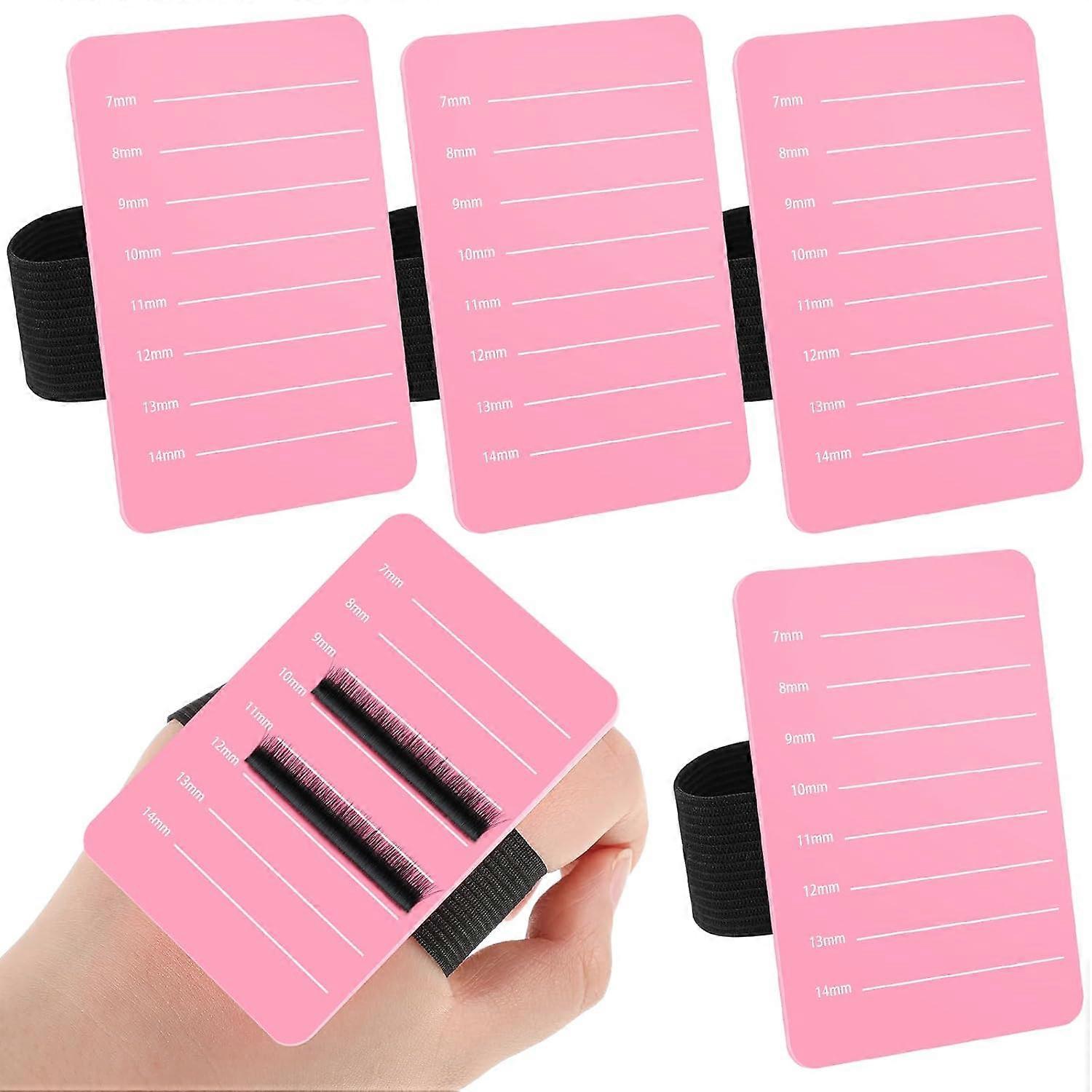 5 Pieces Lash Holder Eyelash Extension Hand Pallet Tray Tools