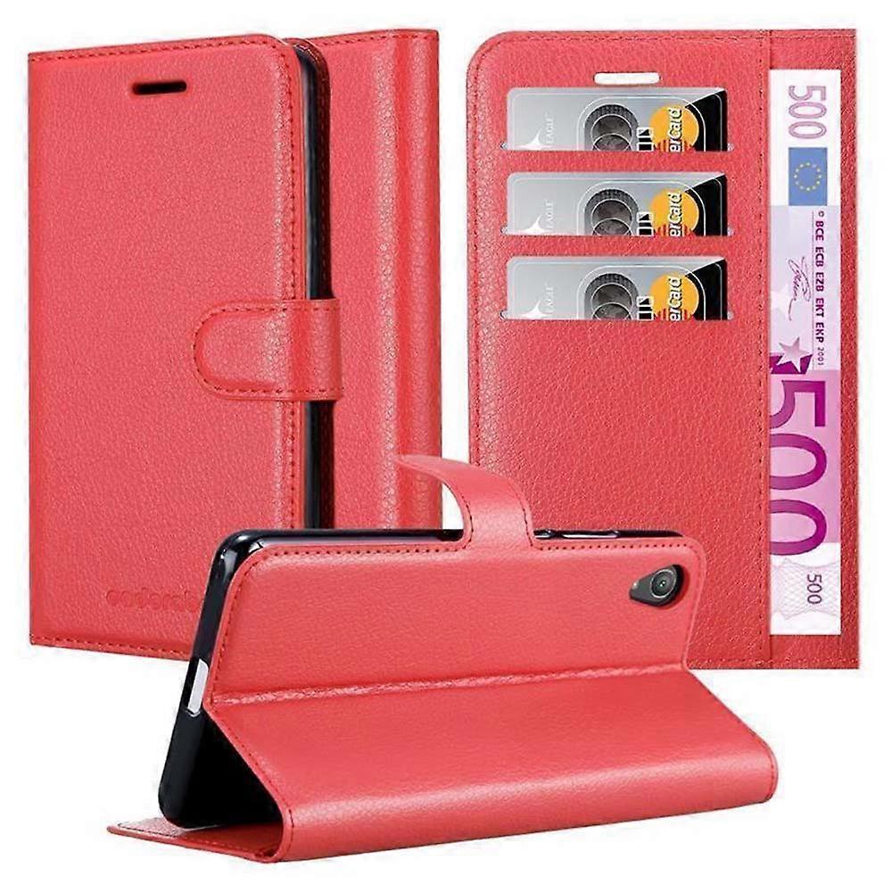 Sony Xperia XA1 PLUS Case - Protective Case with Card Slots and Stand Function
