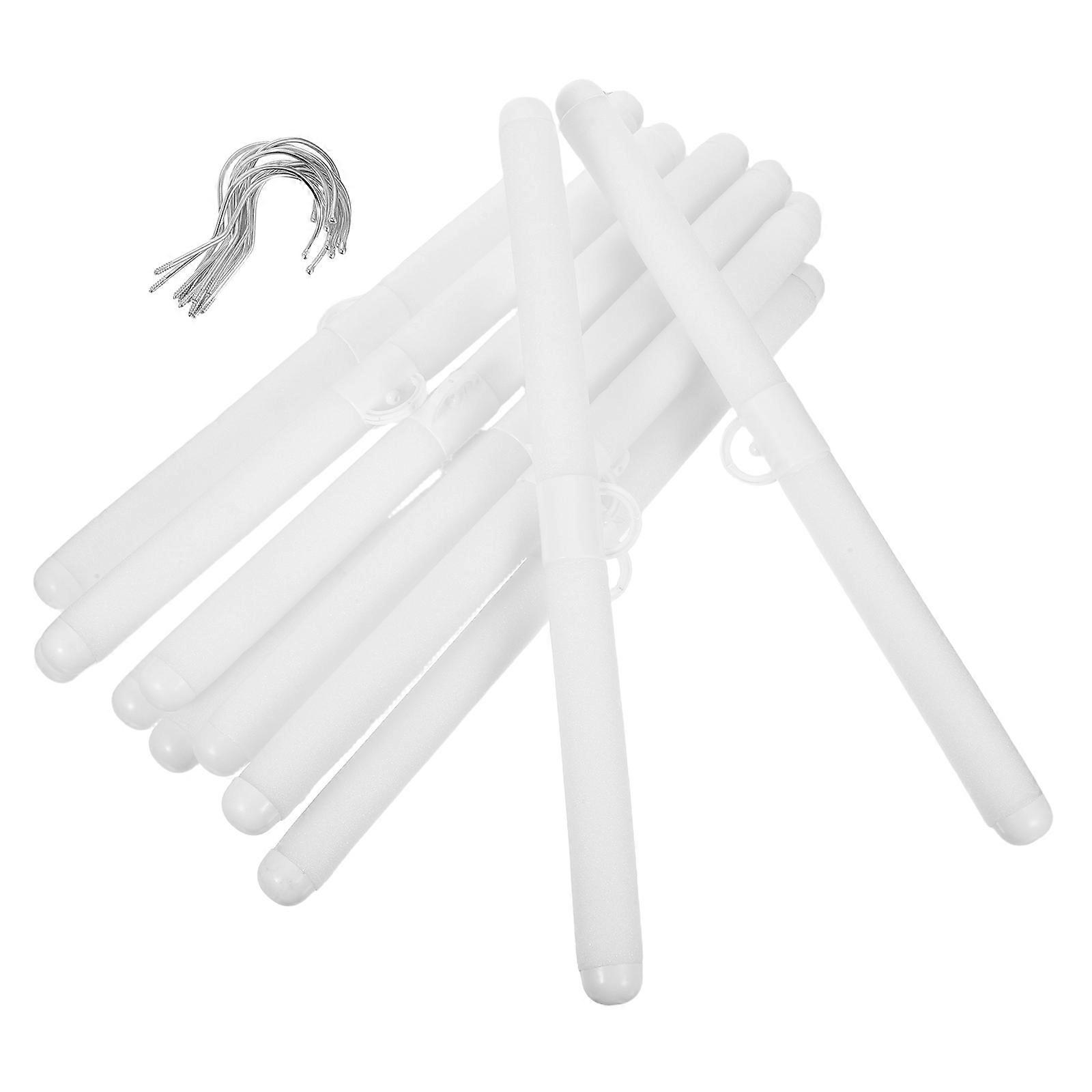 White Foam Padded Hangers for Non Slip Clothing Display 12Pcs Pack
