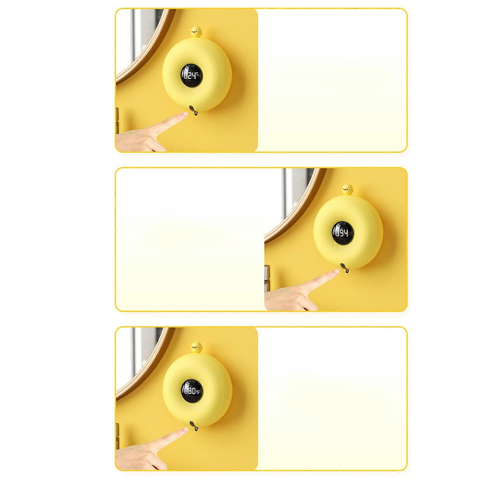 Automatic Foaming Soap Dispenser Touchless Infrared USB Yellow Chicken