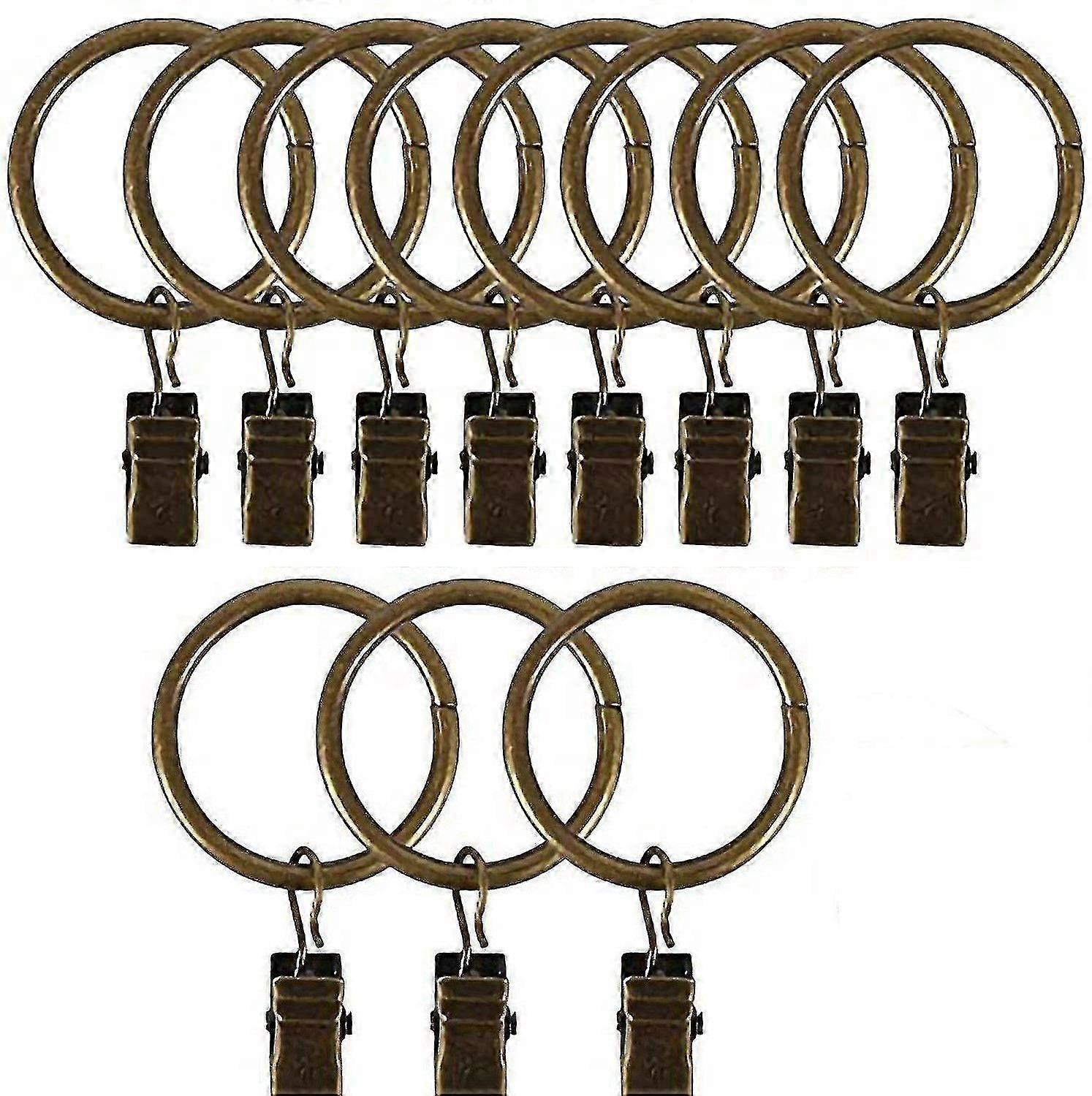 Metal Curtain Rings with Clips