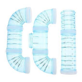 1 Ensemble En Plastique Hamster Tube Hamster Cage Maze Connecteur Hamster Cage Tuyau Externe pour le bricolage