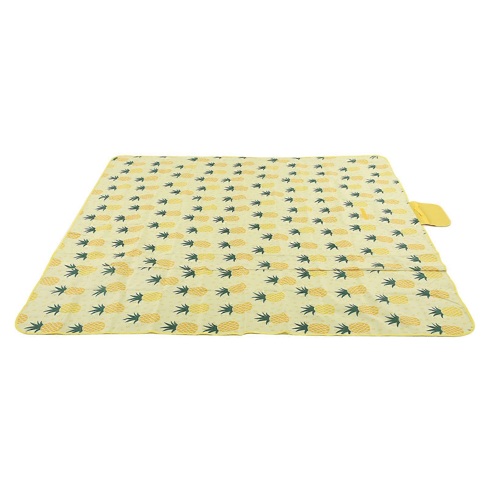 Picnic Blanket Oxford Cloth Widened Rectangle Moistureproof Foldable Picnic Mat for Camping