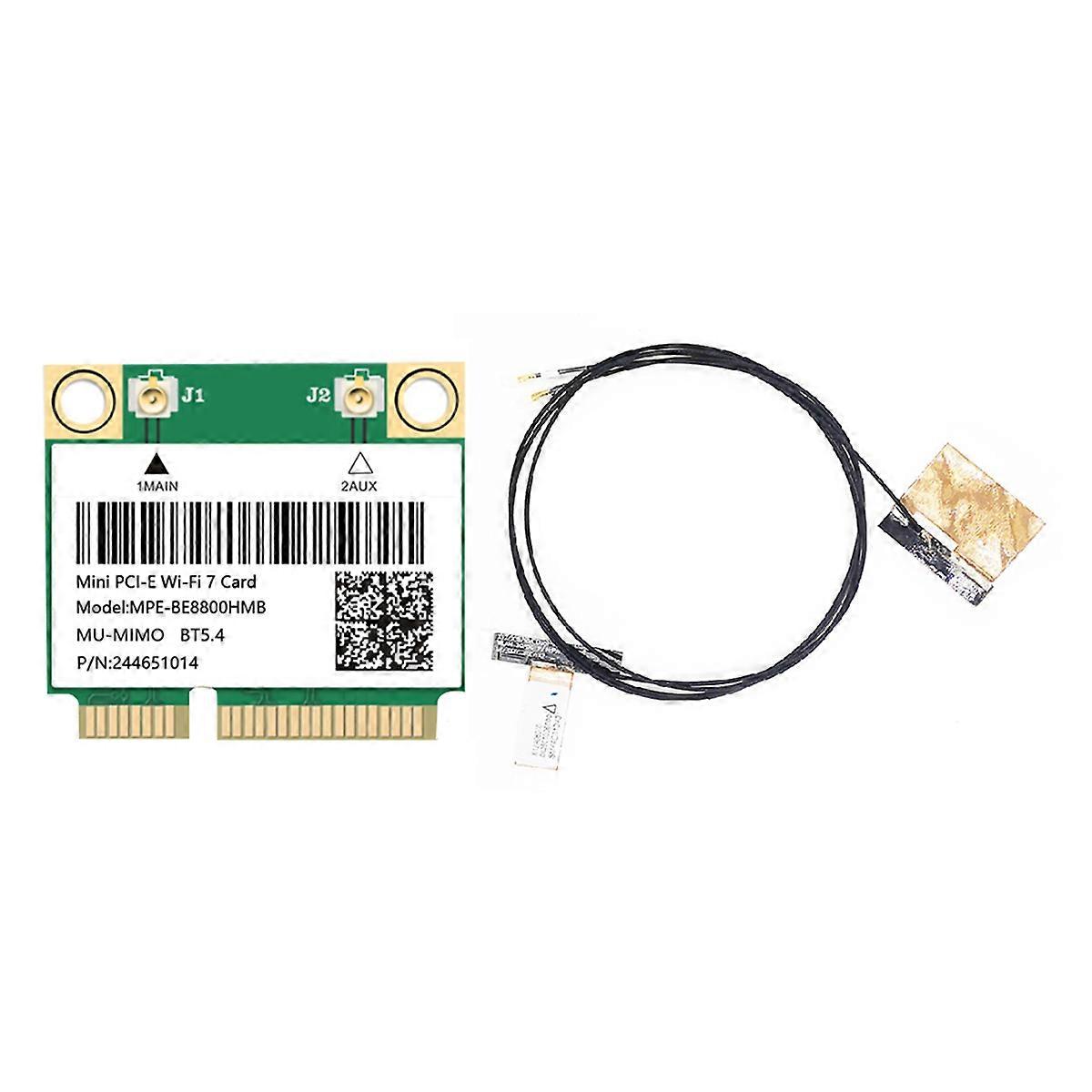 Mini-Pcie BE200 WIFI7 8774M Tri Band 2.4G/5G/6Ghz Wireless Network Wifi Card Adapter WiFi 7 Adapter for Win10/11
