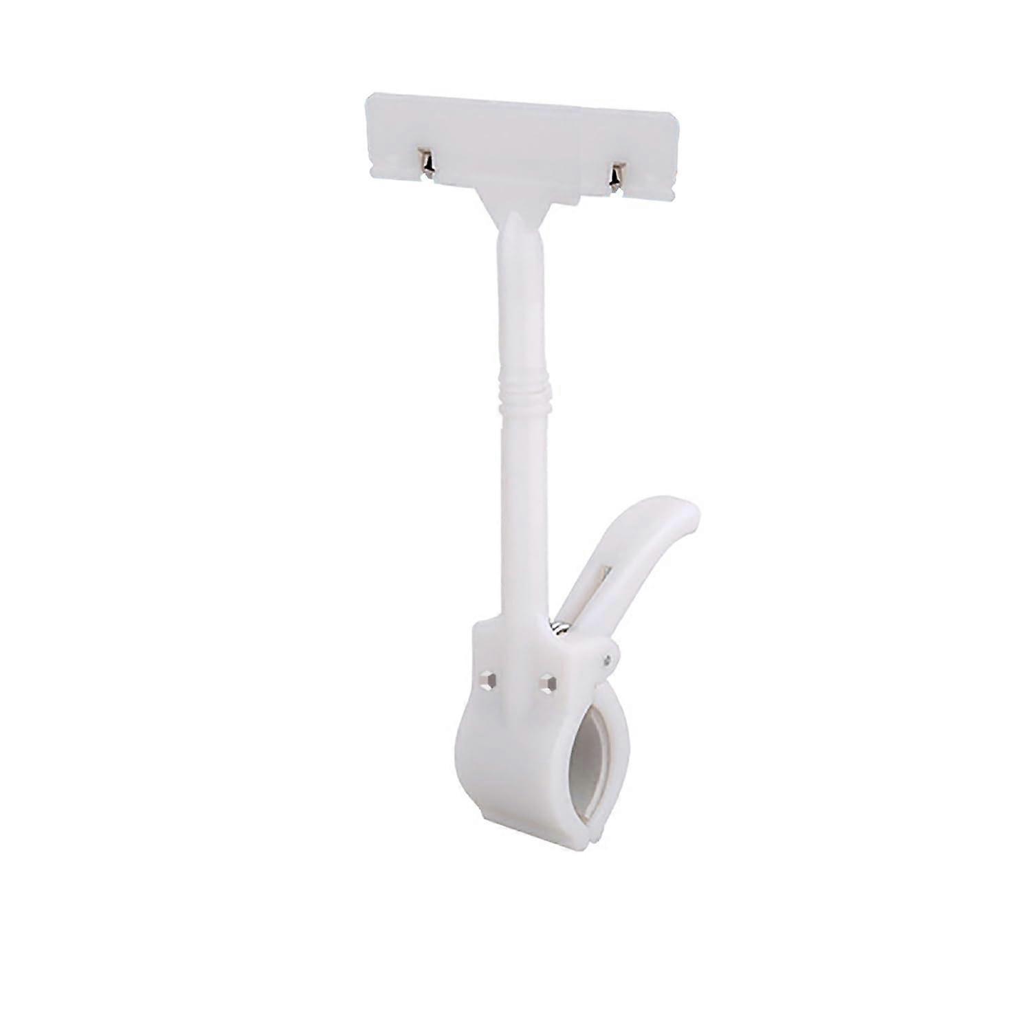 Label Display Clip 20-Pack Plastic Sign Clip With Clamp, 10x17 Cm Clip Tag Holders For Merchandise Pop Displays