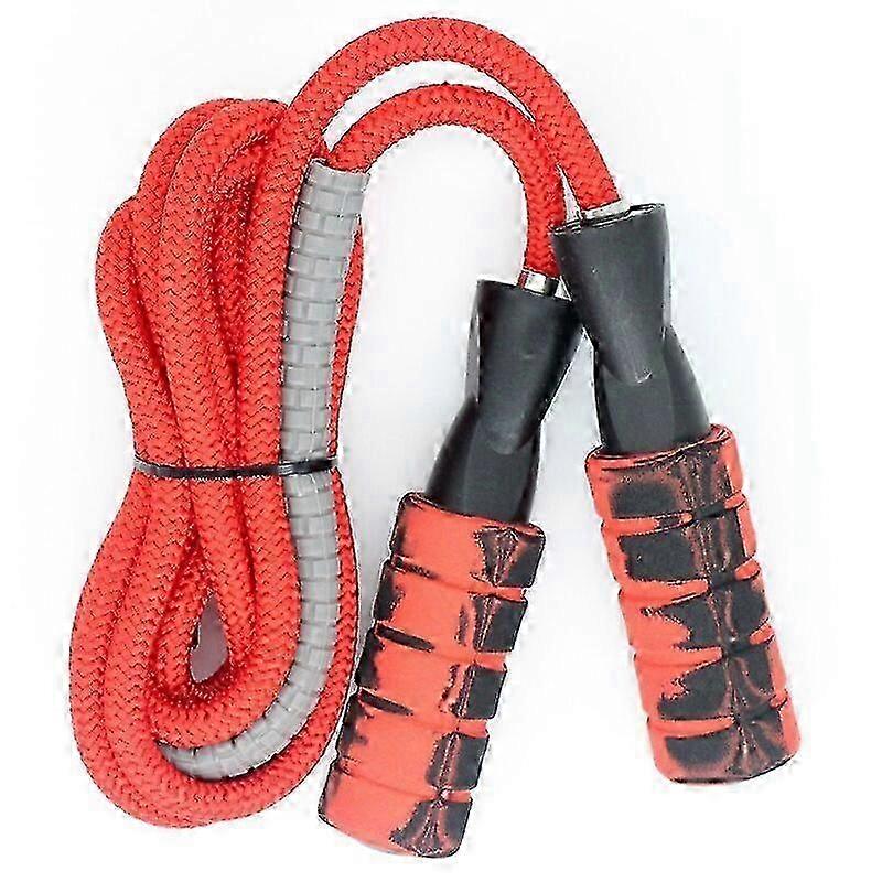 Heavy skipping rope with foam handles, suitable for fitness and various workouts