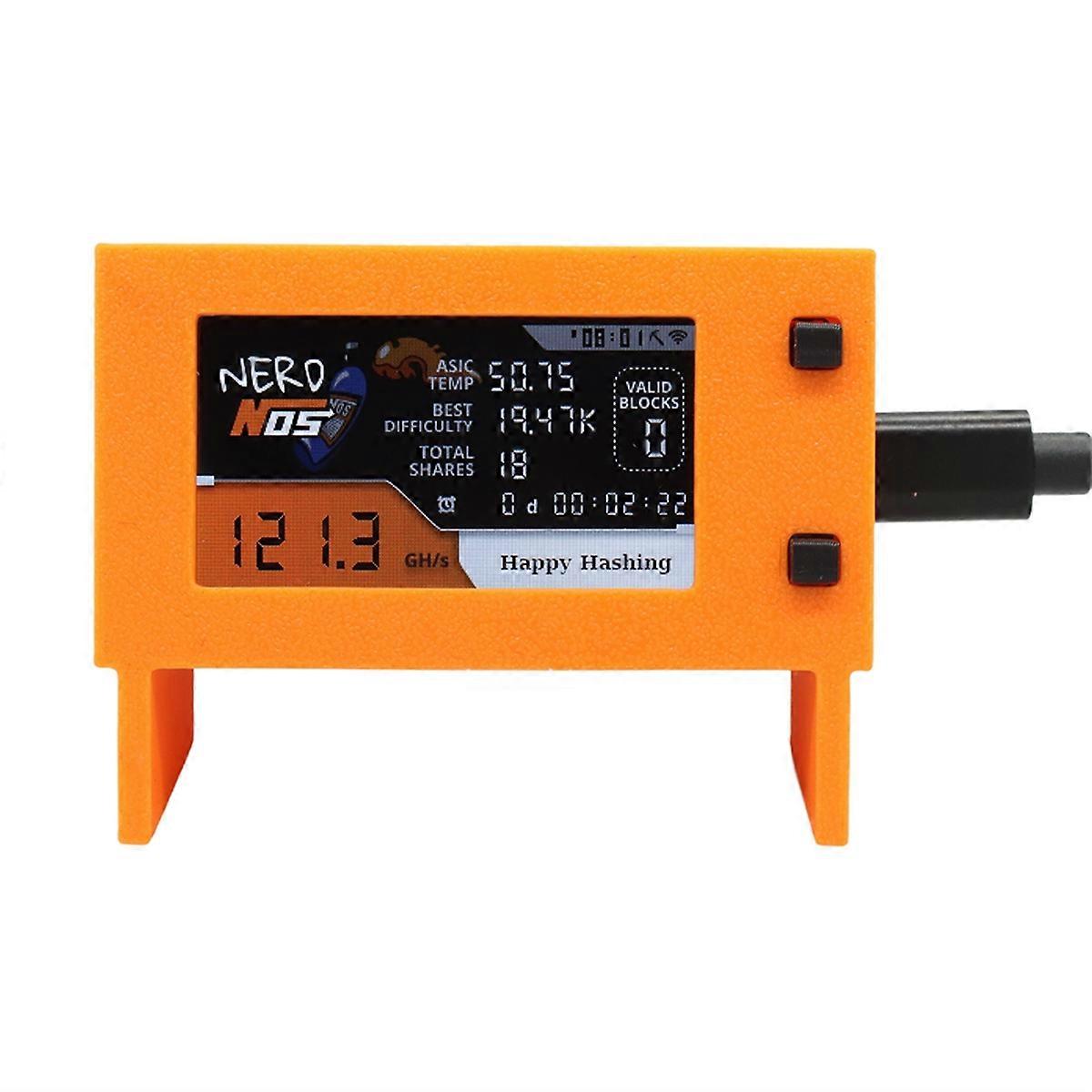 Nerdnos NerdMiner 80-120GH/S Bitcoin Solo Miner BTC Asic Miner Connexion WiFi Bitcoin Crypto Miner EU PLUG