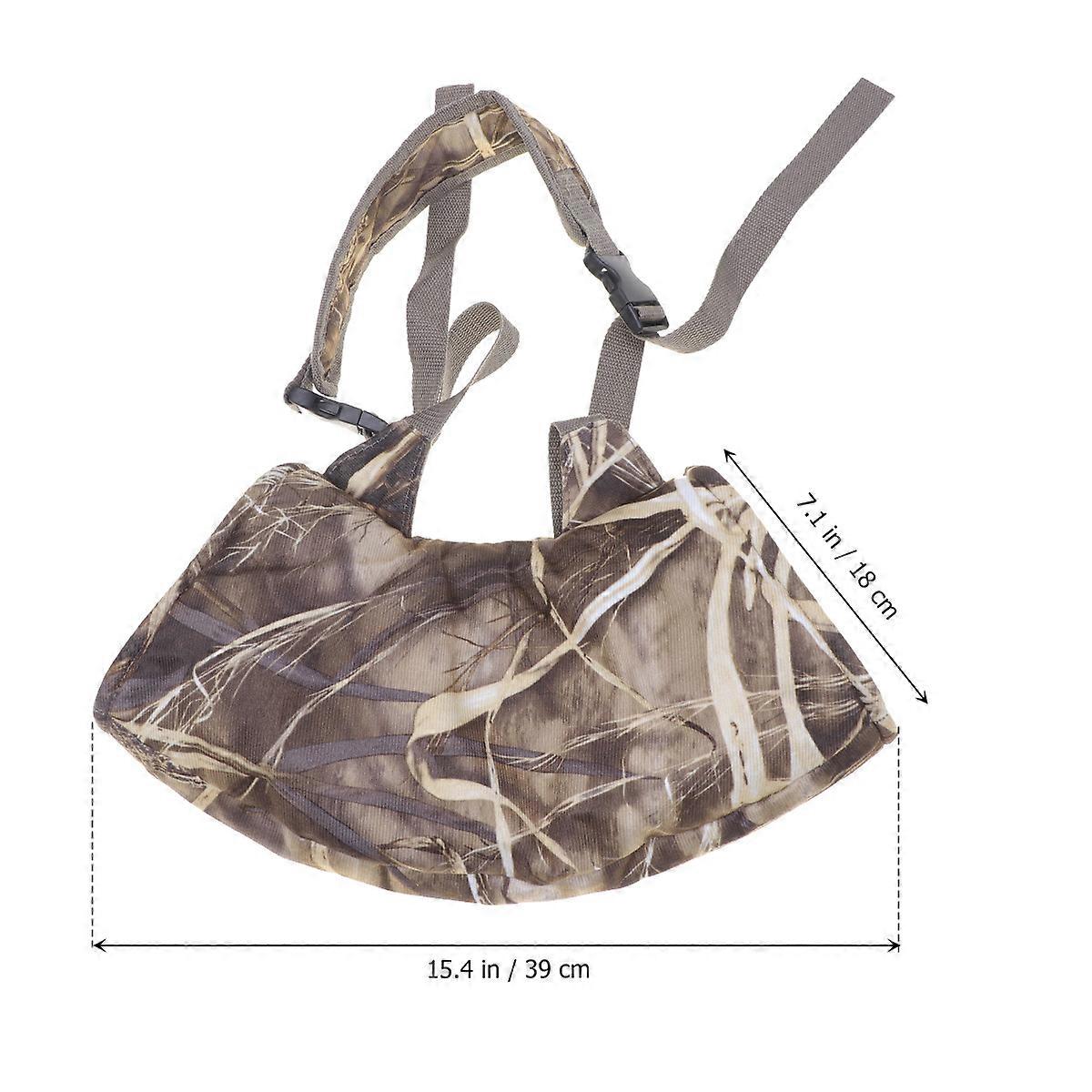 Camouflage Fleece Warm Gloves with Phone Pocket and Adjustable Strap for Outdoor Use Windproof Thicken 7.5 inches