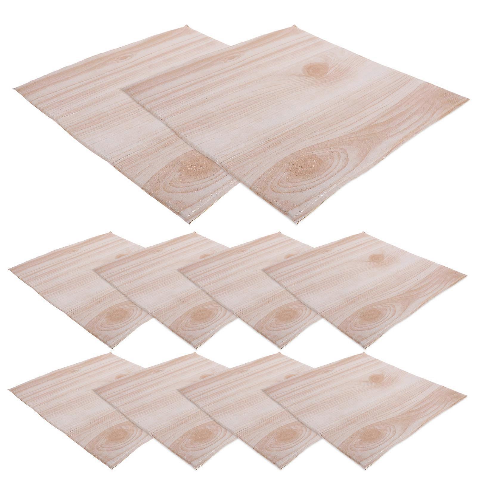 Self Adhesive Wall Covering With Textured Wood Grain Design For Homeowners And Renters 40 Pcs Perfect For DIY Wall Art In Indoor Spaces