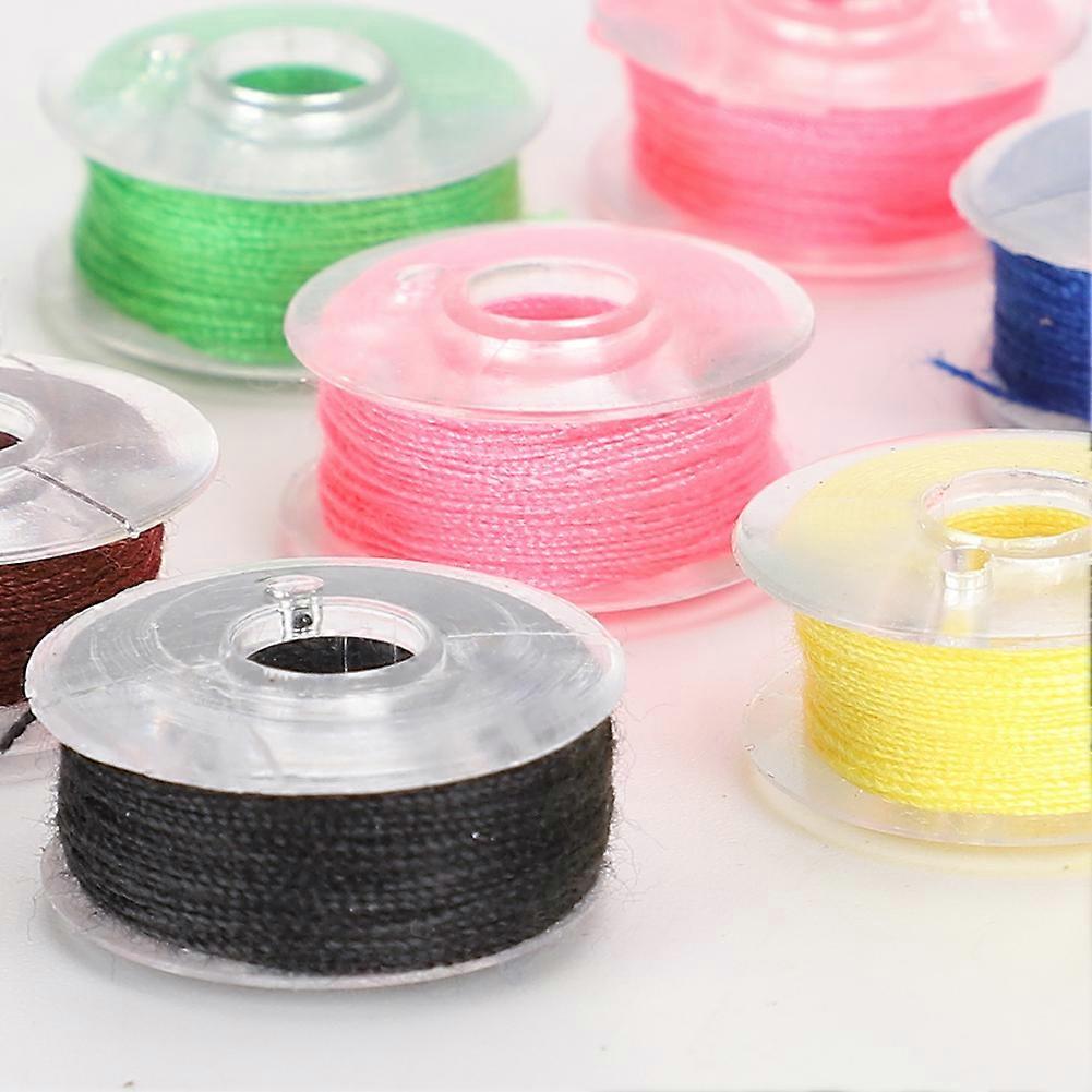 12PCs Transparent Sewing Machine Shuttle Core with Thread Bobbin