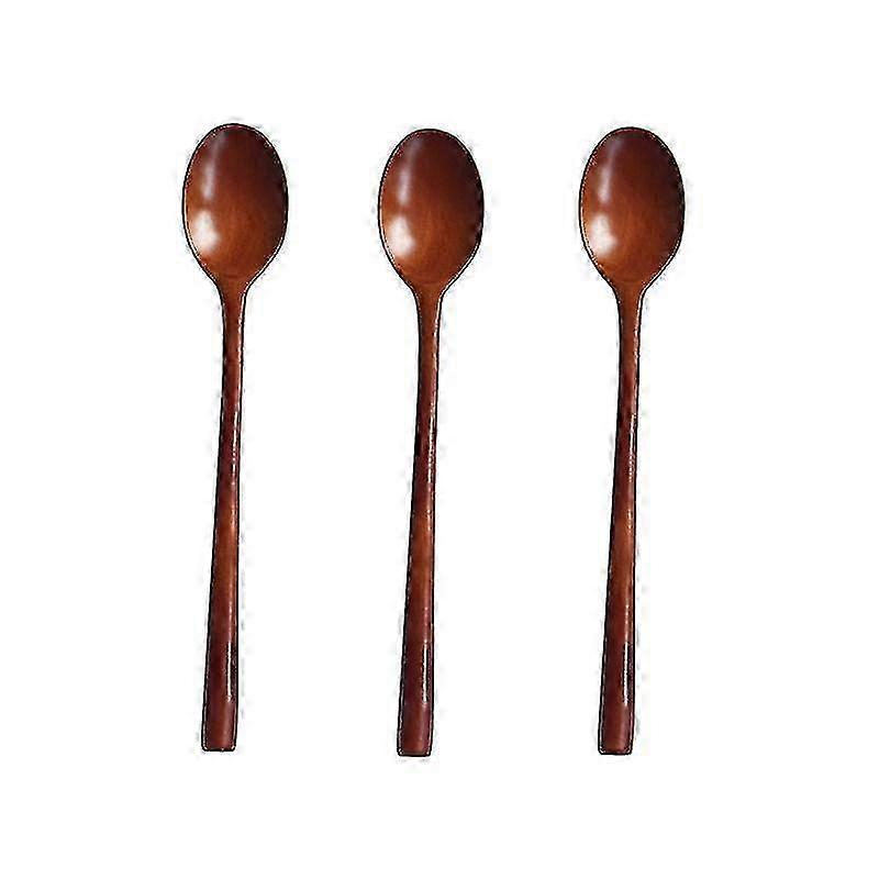 2025 3pcs Kitchen Tableware, Wood Soup Spoons