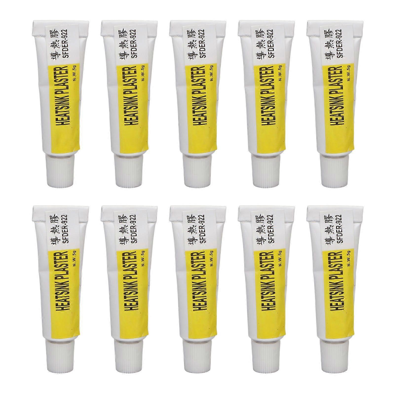 10pcs Thermal Conductive Glue Each 5g 1.5MPA Strong Adhesion Thermal Conductivity Heatsink Plaster for LED Graphics Card