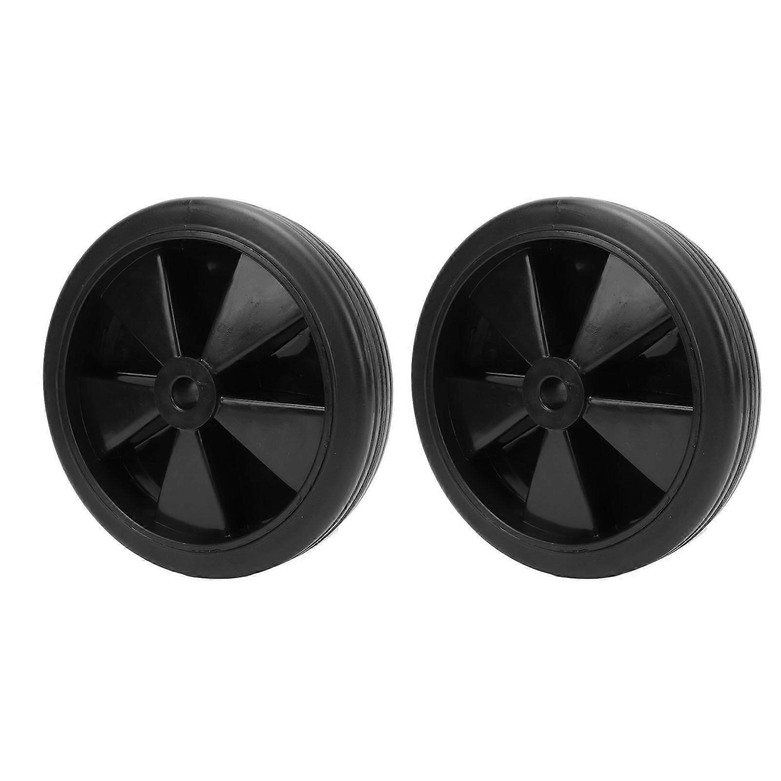 2PCS 6 Inch Universal Wheels 12 Holes Rubber Wheel Air Compressor Replacement Part 150mm Diameter